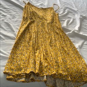 Yellow flower dress